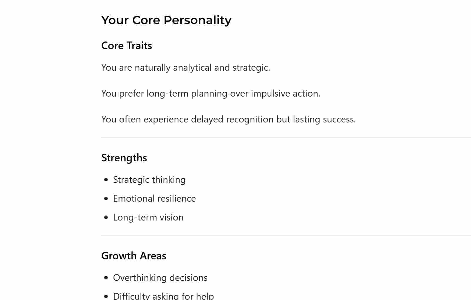 Deep Personality Analysis